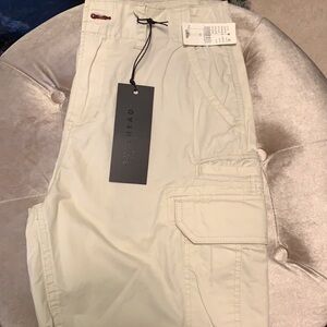 Off white men's cargo shorts, brand new